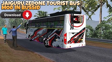 JAIGURU Zedone Tourist Bus Mod In Bus Simulator Indonesia - Bussid Bus Mod - Bussid Car Mod - Bussid