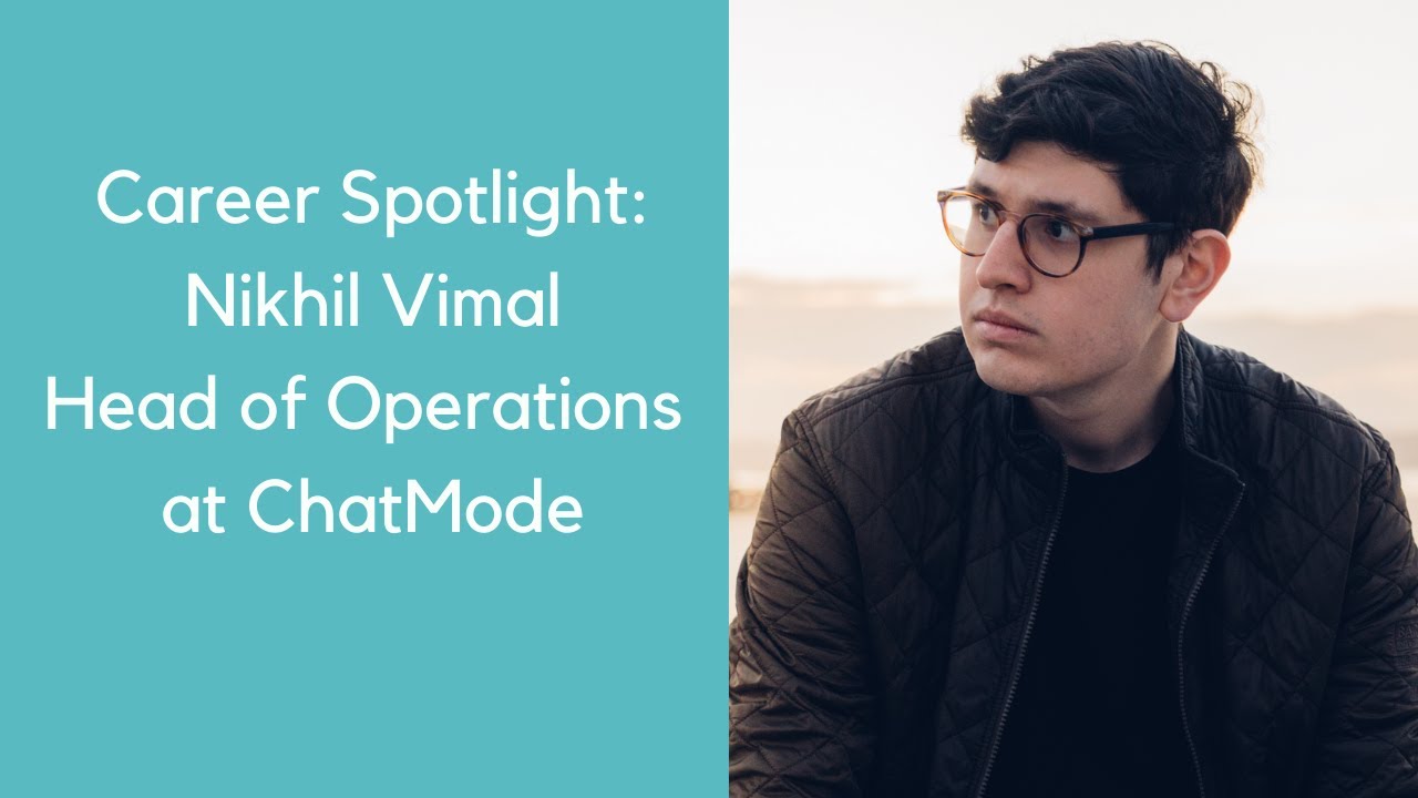 Startup Career Spotlight: Product and AI with Nikhil Vimal