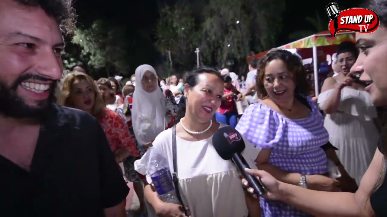 اجواء واهازيج جمهور في سهرة قرطاج تغني وعودة الي حنين الماضي و مفاجاة السهرة الفنان ايهاب توفيق