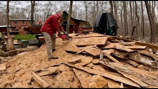 Sawmill Cleanup  What a mess!