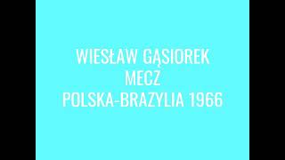 Wiesław Gąsiorek Podczas Meczu Pucharu Davisa Polska - Brazylia 1966