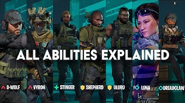 Delta Force Mobile Operators Abilities | Delta Force Mobile All Operators #deltaforcemobile
