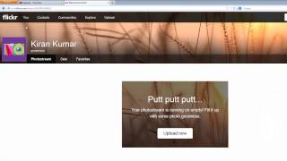 Login to Flickr to Upload your Photos and Videos