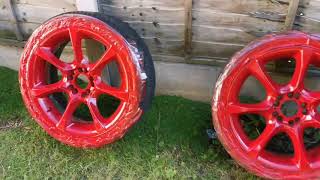 Saab 93 2.0t Arc 228HP alloy wheels update 7.5x18 225/40/18
