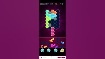 Block! Hexa Puzzle~HexaMage B block 10 to 11 levels~ level-10