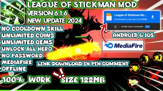 MOD APK LEAGUE OF STICKMAN UNLIMITED MONEY AND NO COOLDOWN SKILL NEW 2024 screenshot 4