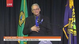Father of fallen Everett Officer Dan Rocha honors son
