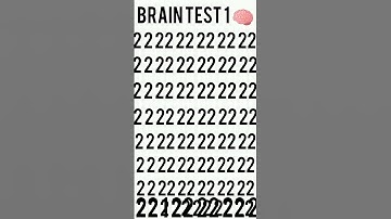 🧠 Only 1% Can Spot the Odd Number! 🤯 | Brain Test Challenge #BrainChallenge