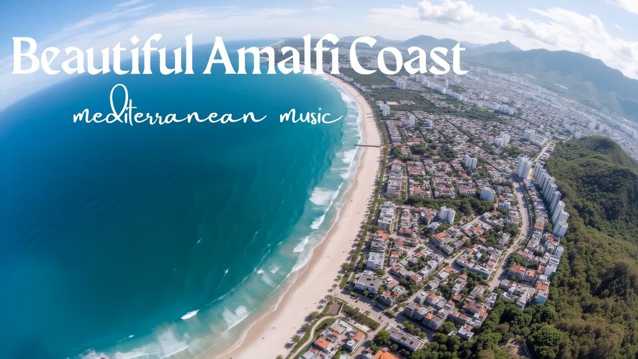 Исследуйте роскошные прибрежные виды Италии: Средиземноморское побережье и расслабляющая музыка