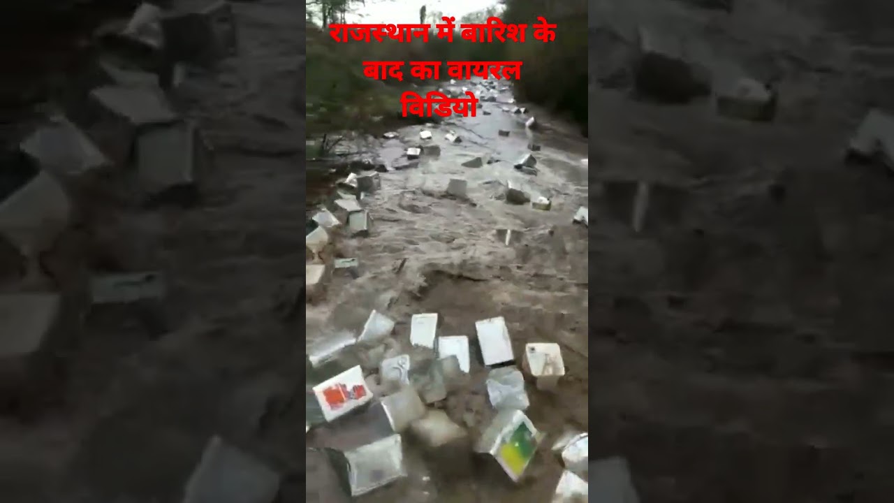 Rajasthan। Rajasthan Heavy Rain Viral Video। Rajasthan Viral Video Heavy Rain Rajasthan 