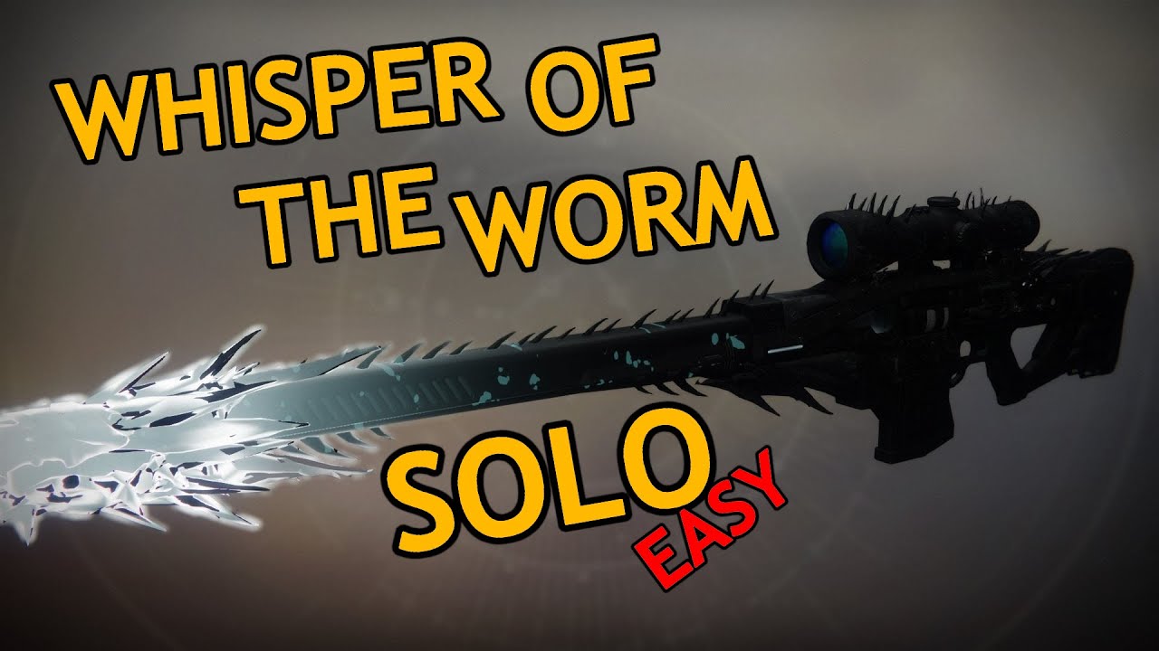 Best time to get WHISPER OF THE WORM Solo! (Destiny 2 Season of the Worthy) [Gameplay] YouTube