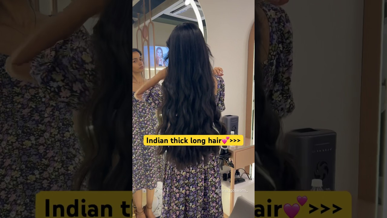 Indian Thick & Long Hair😍💕