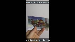 Super Mario soft tpu lenticular patch 3d label changing flip lenticular sticker fabric printing screenshot 5