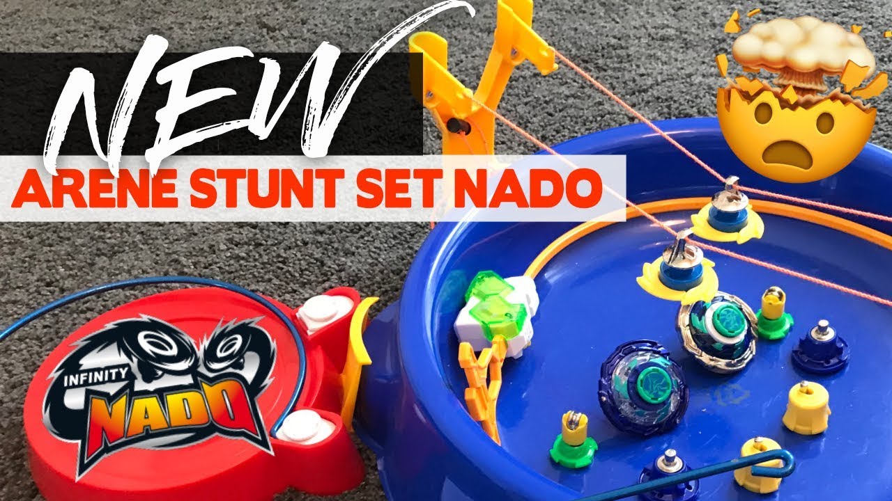 Infinity nado aréne de combat stunt set - spéciale 4 acrobaties - 1 toupie  YW624900 - Conforama