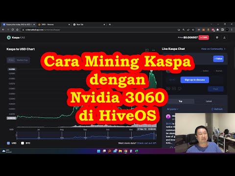 87 Tutorial Cara Mining Kaspa dan OC Nvidia 3060 1660 super di Hiveos