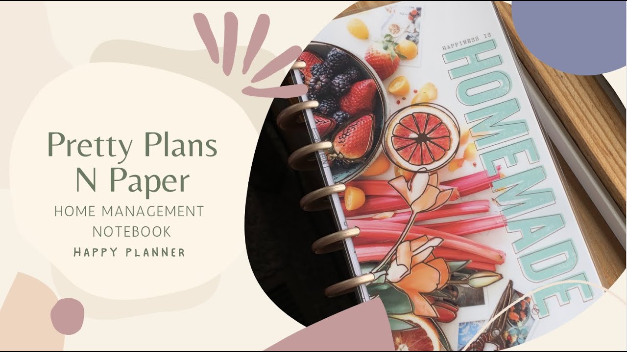 Home Organization Planner | Happy Planner | Skinny Classic | Planner DIY | Plan with Me