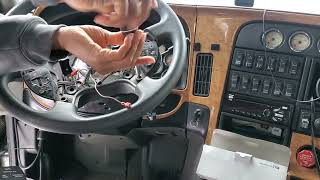 how to change international prostar cruise control switches. steering wheel switches replace.