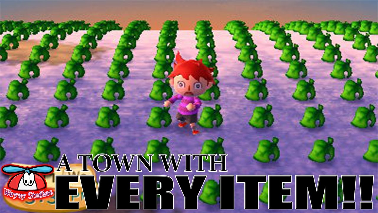 Every Item In One Town Animal Crossing New Leaf Welcome