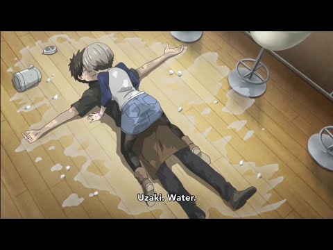 Uzaki fell on senpai 😂| Uzaki-chan wa asobitai episode 3 funny moment