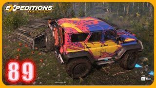 EXPEDITIONS A MudRunner Game Gameplay Part 89 (Water is Life / Playing Detective) screenshot 2