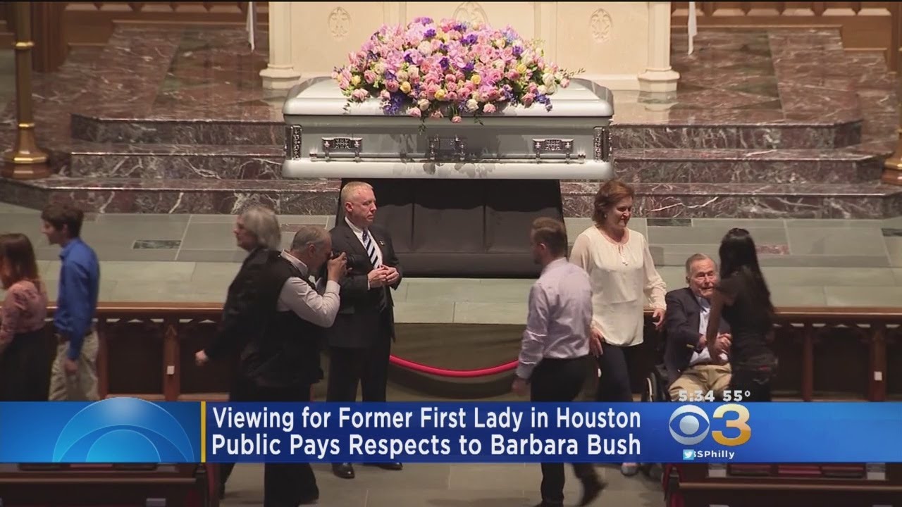 Family, Friends Gather To Remember Former First Lady Barbara Bush