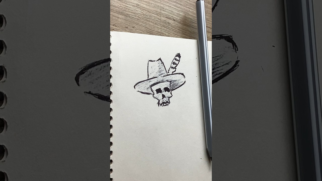 Cowboys skull drawing #drawing #cowboys #rdr2 - YouTube