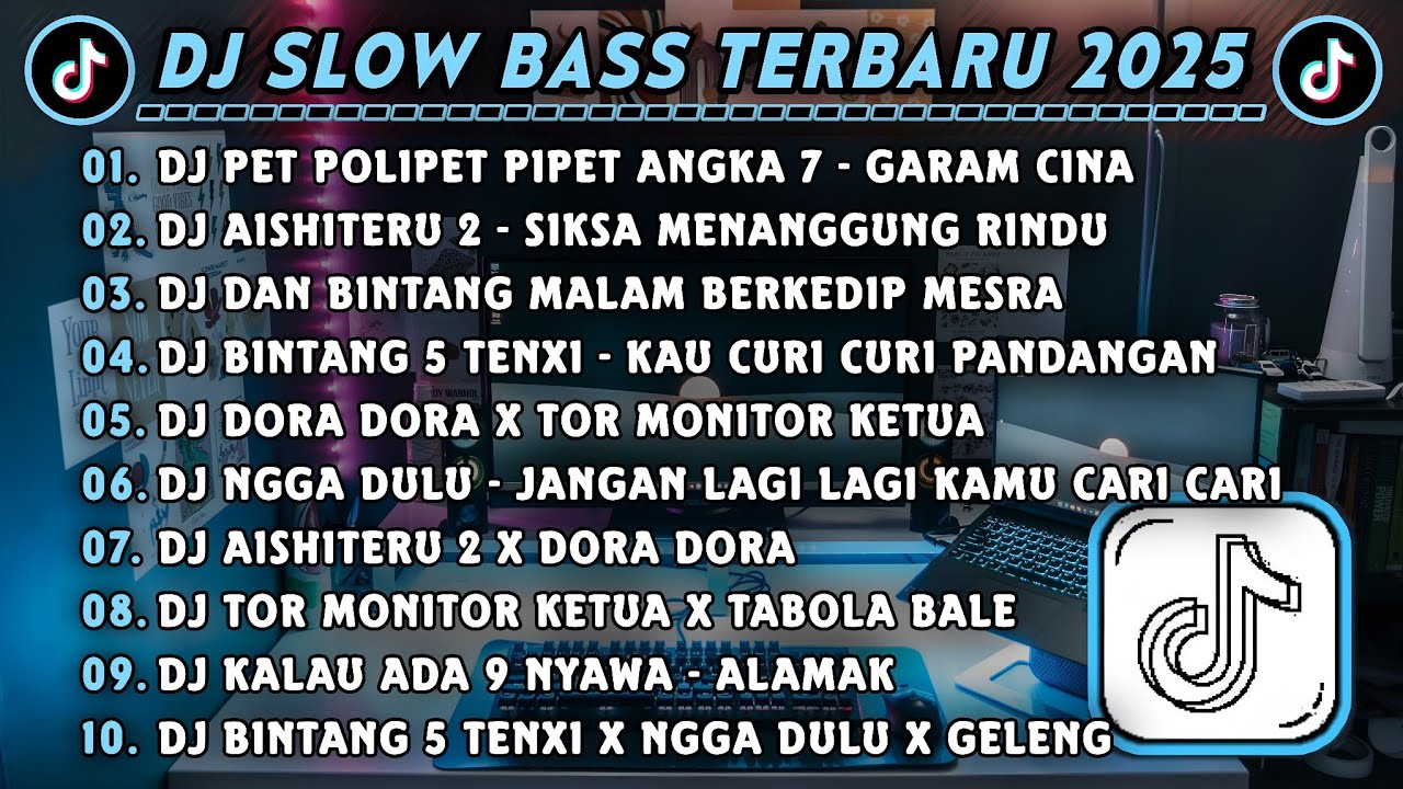 DJ SLOWBASS TERBARU 2025 || DJ PET POLIPET PIPET ANGKA 7 - GARAM CINA || DJ AISHITERU 2 VIRAL TIKTOK