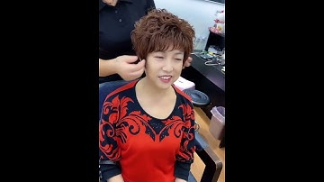 Tóc giả trung niên diện tết/ tóc che hói bạc tặng mẹ/ tóc giả tém ngắn đẹp nhất cho người lớn tuổi