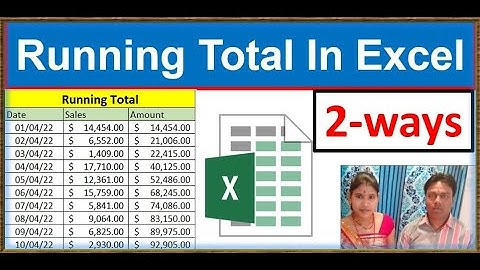 running total in excel |cumulative sum in excel | how to do a cumulative sum in excel