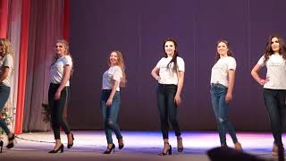 Мисс Beauty Каменское 2019 дефиле участниц джинсовая коллекция