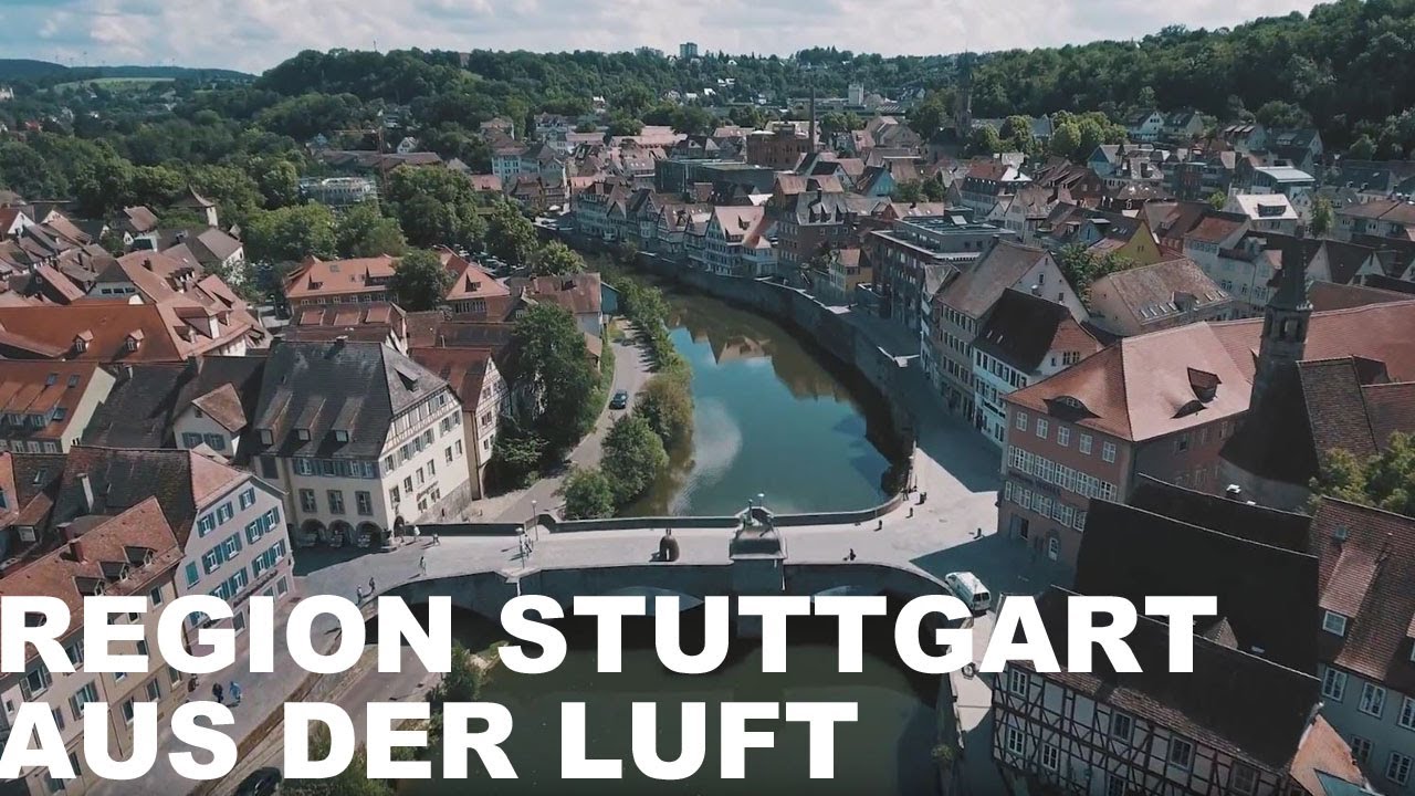 Region Stuttgart aus der Luft
