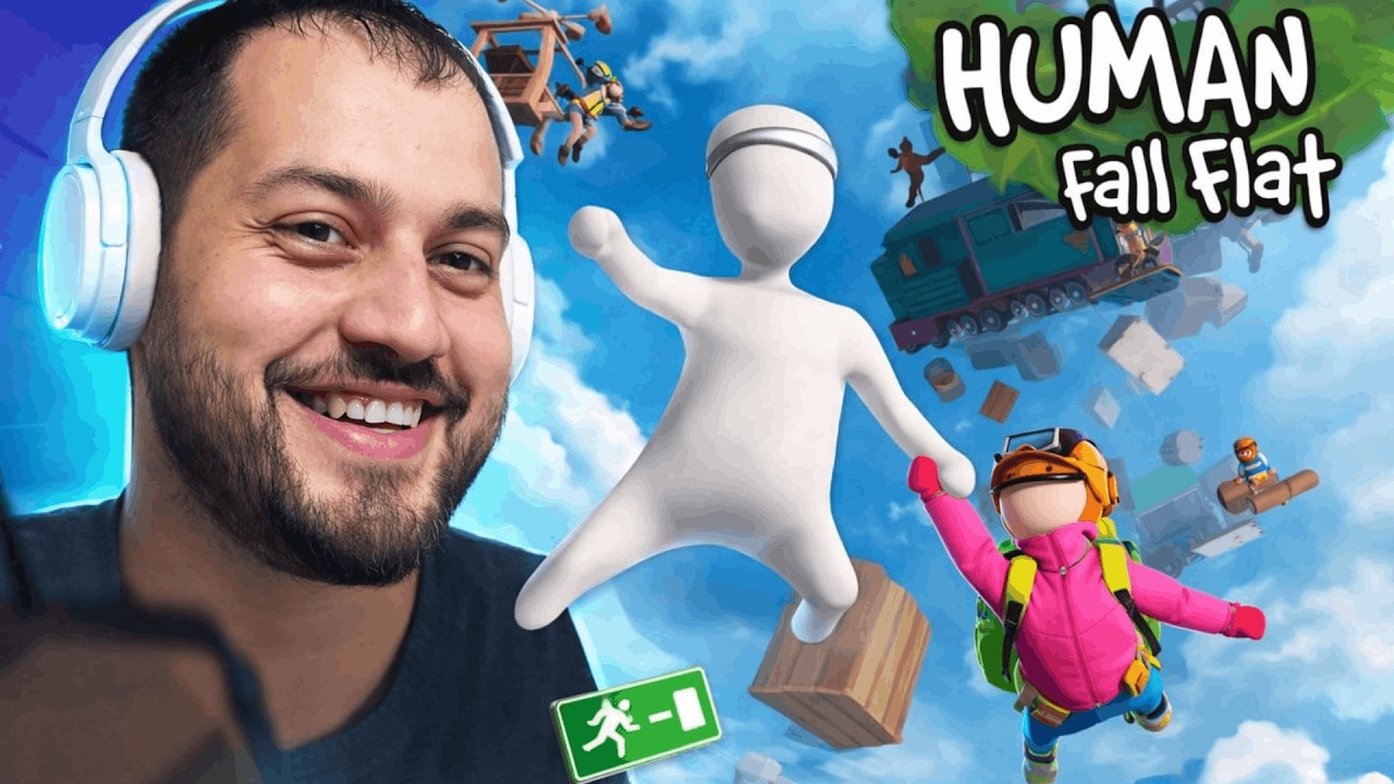 SONUNDA KAVGA ÇIKTI! I HUMAN FALL FLAT I BÖLÜM 1