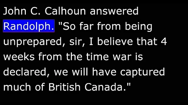 American History - Part 041 -  War of 1812 Begins