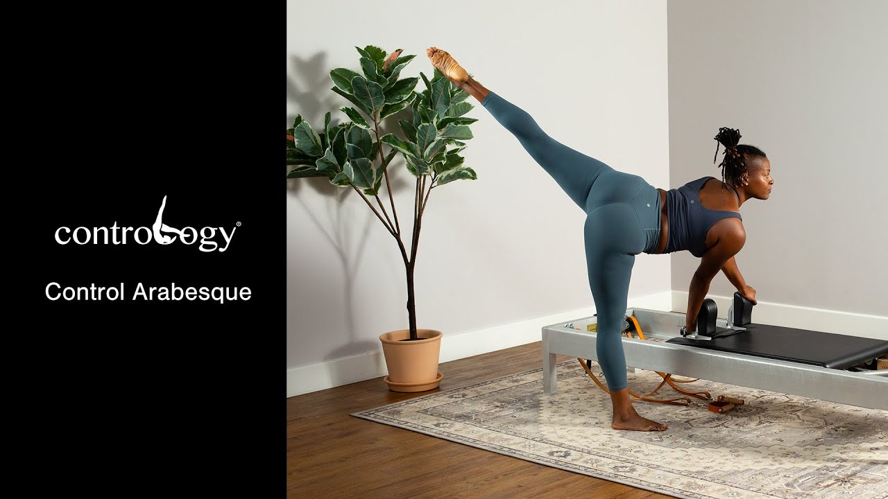Упражнение «Арабеска» на реформере Contrology® | Перерыв на упражнения