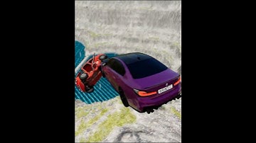 Lego car VS giant lava pit #55 - BeamNG.drive