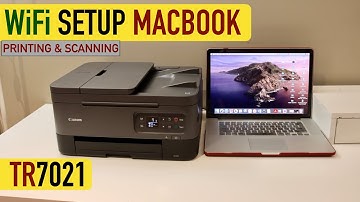Canon Pixma TR7021 WiFi Setup MacBook, Printing & Scanning Review.