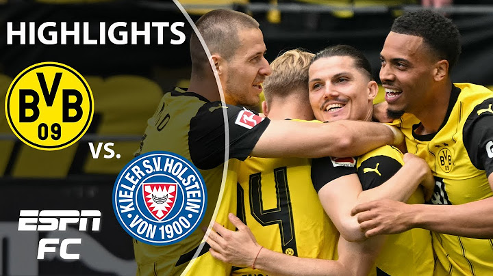 SHUT OUT ❌ Borussia Dortmund vs. Holstein Kiel | Bundesliga Highlights | ESPN FC