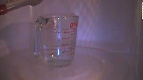 Exploding water in a microwave (superheating)