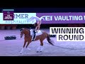 Manon moutinho  takes crown first time ever  winning round  fei vaulting world cup final 2022