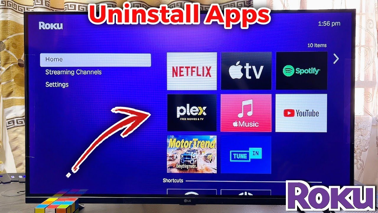 Roku TV: How to Uninstall Apps - YouTube