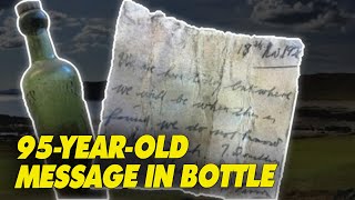 Well-preserved 95-Year-Old Message in Bottle Found on Scottish Golf Course