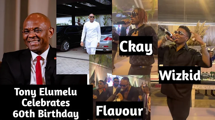 Wizkid, Flavour and Ckay perform at Tony Elumelu's 60th Birthday.