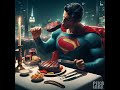 Superman is having dinner  #marvel #avengers #marvelcomics