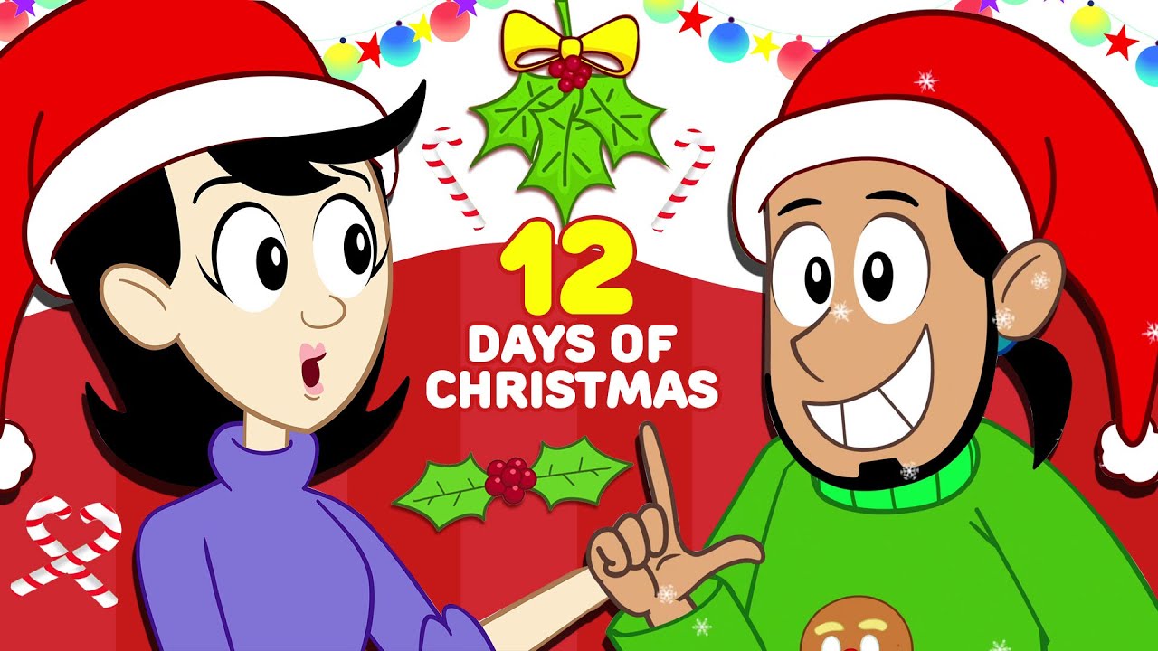 12 Days Of Christmas Gifts Ep 91 Christmas Songs For Kids Hooplakidz YouTube