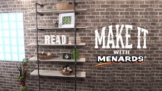 Make It With Menards! Learn how easy it is to create your own shelving. Download instructions here: http://www.menards.com/main/
