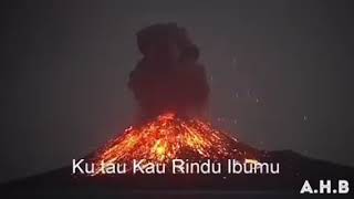 Story wa anak krakatau ' bila tiba' _ungu_