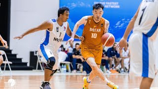 Bhutan Vs Nepal Match Highlights -Basketball || Bhutan Defeated Nepal 60-61 || Bhutan Vs Nepal