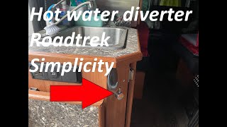 Kitchen sink diverter on my Roadtrek Simplicity