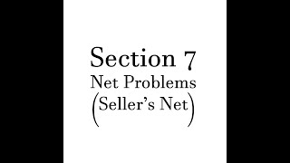 Famous Section 7 Sellers Net pre Wealth
