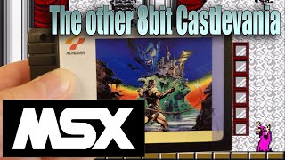 Castlevania For 8-Bit Msx Vampire Killerakumajo Dracula From Konami Compared To The Nes Famicom